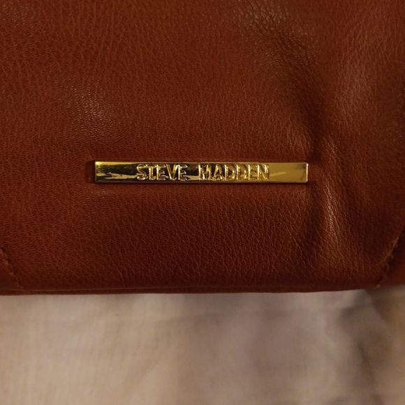 Steve Madden tan studded Crossbody Satchel - Picture 7 of 10